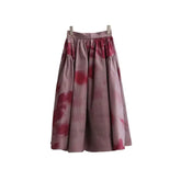 Vintage Ombre Pixel Midi Skirt
